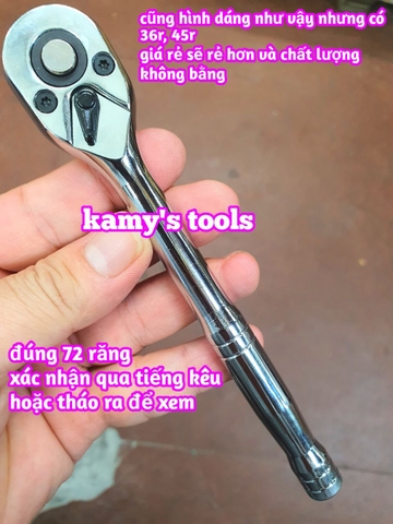 Cần Tuýp Tự Động 1/4 Cao Cấp 72 Răng, Cần Tự Động