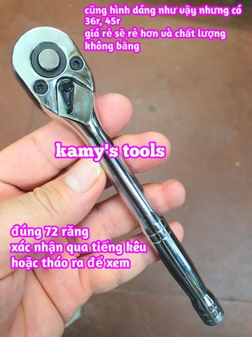 Cần Tuýp Tự Động 1/4 Cao Cấp 72 Răng, Cần Tự Động