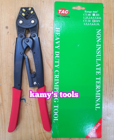 Kìm bấm cos Tai Cheng TAC 1.25-8mm2 model CT-8 CT-10, kềm bấm cos