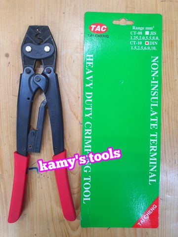 Kìm bấm cos Tai Cheng TAC 1.25-8mm2 model CT-8 CT-10, kềm bấm cos