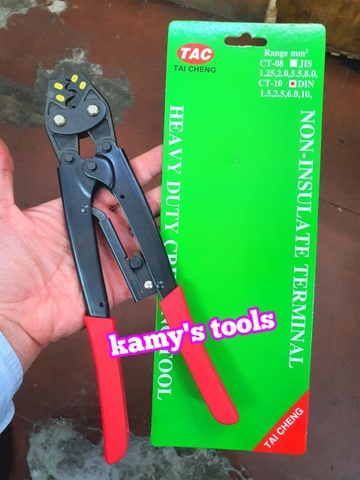 Kìm bấm cos Tai Cheng TAC 1.25-8mm2 model CT-8 CT-10, kềm bấm cos