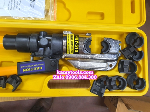 Kìm ép cos thủy lực HHY-510 TLP 16 tấn mở miệng 38mm đầu chữ C