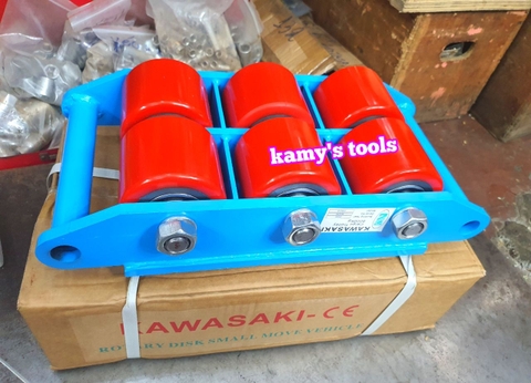 Con rùa đẩy hàng 8 tấn model CRA-6 6 bánh xe PU