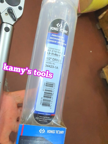Cần Siết Lực Kingtony 34423-1a 42-210Nm Đầu Vuông 1/2, Cần Xiết Lực, Cần Chỉnh Lực