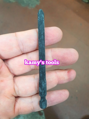 Mũi vít 4 cạnh bake 6mm chuôi lục giác dài 90mm Kingtony 719002P (bán lẻ)