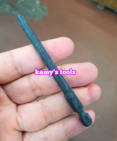 Mũi vít 4 cạnh bake 6mm chuôi lục giác dài 90mm Kingtony 719002P (bán lẻ)