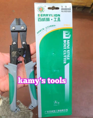 Kìm Cắt Sắt Kẽm Nhôm Cộng Lực Mini 8 Inch 200mm Berry Lion 042014200, Kìm Cộng Lực