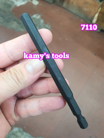 Mũi vít lục giác cho máy bắn vít 110mm Kingtony 711102H 711125H 711103H 711104H 711105H 711106H 711108H 711110H (1 mũi)