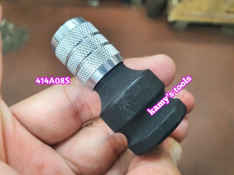 Đầu chuyển từ bu lông 1/2" sang bắn vít 6.35mm kingtony model 414A08S