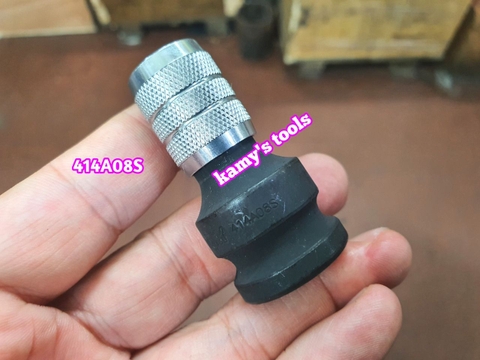 Đầu chuyển từ bu lông 1/2" sang bắn vít 6.35mm kingtony model 414A08S