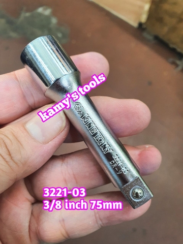 Khúc nối 3/8 inch Kingtony model 3221 dài 75mm 150mm 250mm 3221-03 3221-06 3221-10