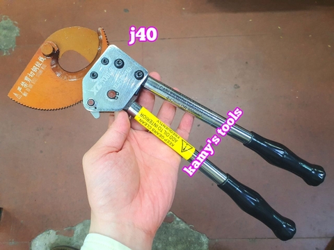 Kìm cắt cáp nhông J40 cắt cáp điện đồng nhôm 300mm2 dài 350mm