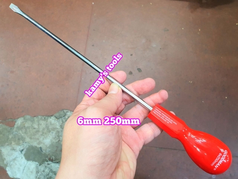 Tua vít bake dẹp Goodman 6mm Taiwan dài 38mm 100mm 150mm 200mm 250mm 300mm