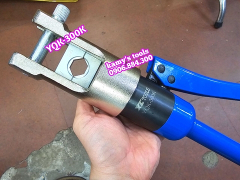 Kìm ép cos thủy lực YQK-300K XC tools 8 tấn bơm nhanh 16-300mm2