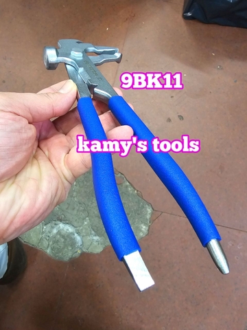 Kìm đầu búa tháo đóng chì cân mâm bánh xe model 9BK11 Kingtony, kềm đầu búa