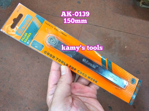 Thước Căn Lá, Thước Lá Căn Chỉnh Cò Xu Pắp Asaki Ak-0137 Ak-0139 Ak-0141 Ak-0142 Loại 17 Lá bán lẻ từng cây