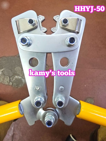 Kìm bấm cos hhyj-50 6mm2-50mm2 (kiềm bấm cos, kềm bấm cos)