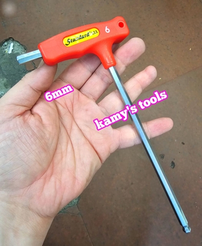 Lục Giác Chữ T Đầu Bi Standard 2mm 2.5mm 3mm 4mm 5mm 6mm 8mm 10mm