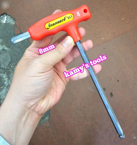 Lục Giác Chữ T Đầu Bi Standard 2mm 2.5mm 3mm 4mm 5mm 6mm 8mm 10mm