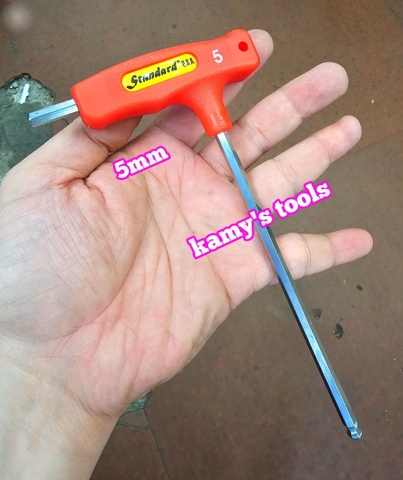 Lục Giác Chữ T Đầu Bi Standard 2mm 2.5mm 3mm 4mm 5mm 6mm 8mm 10mm