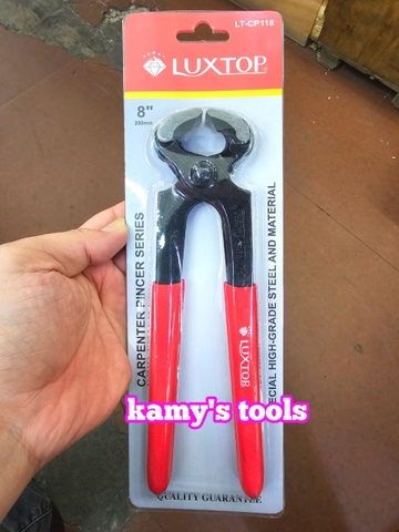 Kìm nhổ đinh cắt đinh bẻ kính kìm càng cua Luxtop 6 inch 8 inch LT-CP116 LT-CP118