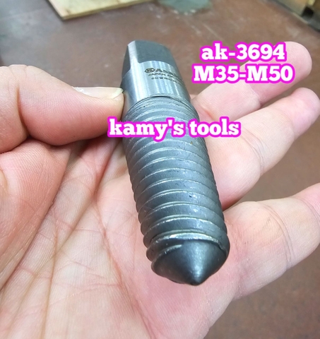 Dụng Cụ Mũi Ren Ta Rô Lấy Đầu Ống Nước Bu Lông Ốc Gãy Asaki Ak-3693 M25-M35 Và Ak-3694 M35-M50