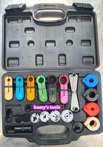 Dụng cụ tách ống lạnh và ống nhiên liệu tháo nối ống điều hòa ô tô 22 chi tiết