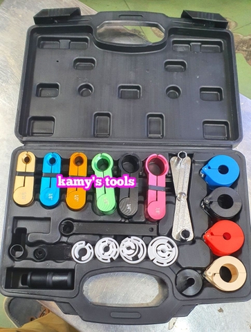 Dụng cụ tách ống lạnh và ống nhiên liệu tháo nối ống điều hòa ô tô 22 chi tiết