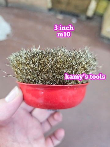 Chén cước 3 inch 75mm 4 inch 100mm loại dày tán M10x1.5 và M14x2.0