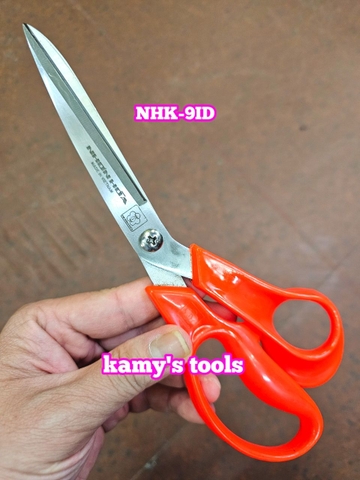 Kéo nguyễn đình cán nhựa dài 9 inch 225mm NHK-9ID thép không rỉ chính hãng nhơn hòa nguyễn đình