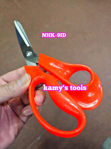 Kéo nguyễn đình cán nhựa dài 9 inch 225mm NHK-9ID thép không rỉ chính hãng nhơn hòa nguyễn đình
