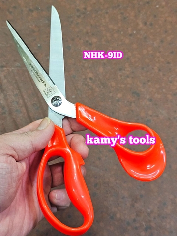 Kéo nguyễn đình cán nhựa dài 9 inch 225mm NHK-9ID thép không rỉ chính hãng nhơn hòa nguyễn đình