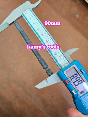 Mũi vít 4 cạnh bake 6mm chuôi lục giác dài 90mm 100mm 150mm Kingtony 719002P 711002P 711502P ( bán lẻ từng cái)