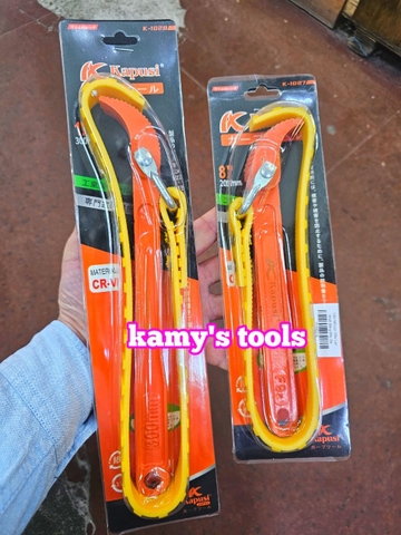 Cảo Mở Lọc Dầu Lọc Nhớt Bằng Dây Da KAPUSI 8" 200mm 12" 300mm