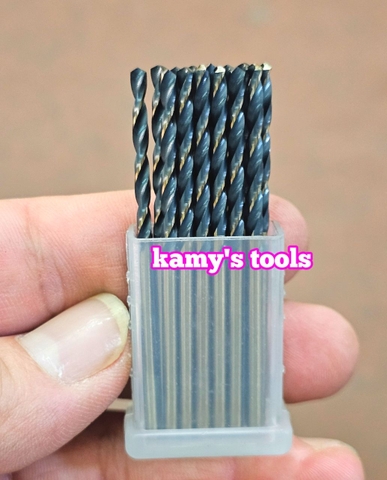 1mm 1.5mm 2mm 2.2mm 2.5mm 3mm 3.2mm 3.5mm Mũi khoan sắt inox pháp hoàng nam chính hãng đủ size
