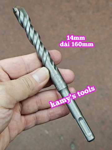 Mũi khoan bê tông đuôi gài 4 rãnh Avatar 6mm 8mm 10mm 12mm 14mm 16mm dài 160mm