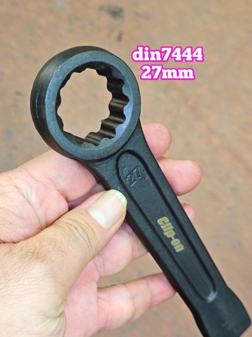 Cờ Lê Vòng Đóng 27mm Clip On (Vòng Đóng 27mm, Cờ Lê Đóng 1 Đầu Vòng 27mm)