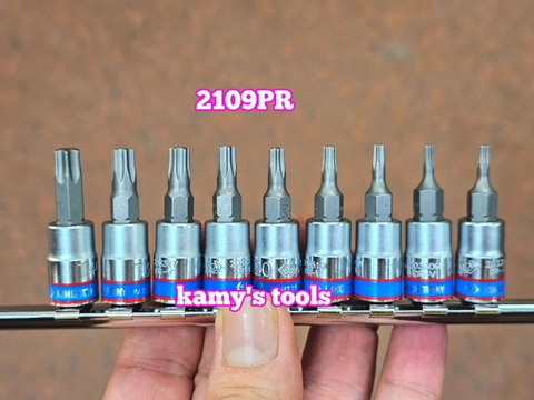 Bộ đầu tuýp lục giác sao bông 9 chi tiết Kingtony model 2109PR