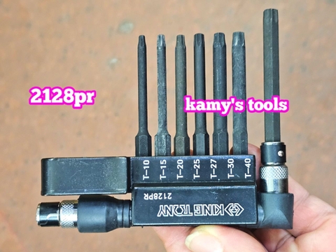 Bộ vít lục giác sao có lỗ 7 cái Kingtony model 2128PR