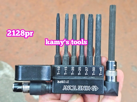 Bộ vít lục giác sao có lỗ 7 cái Kingtony model 2128PR