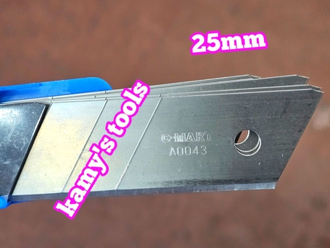Lưỡi dao lớn nhỏ C-mart bản 18mm và 25mm A0041C và A0043