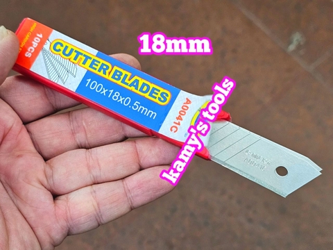 Lưỡi dao lớn nhỏ C-mart bản 18mm và 25mm A0041C và A0043