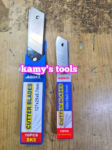 Lưỡi dao lớn nhỏ C-mart bản 18mm và 25mm A0041C và A0043