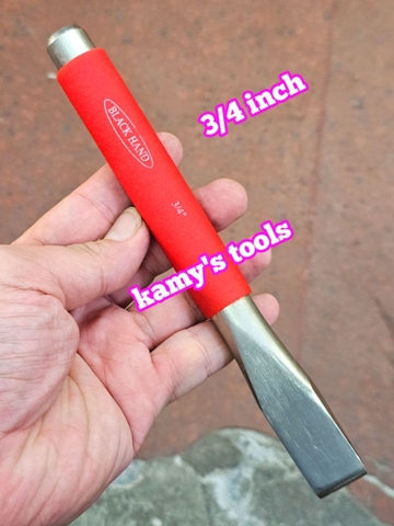 Đục dẹp thép cầm tay cao cấp black hand bản 1/2 5/8 3/4 7/8 1 inch đài loan BH-1524 BH-1525 BH-1526 BH-1527 BH-1528