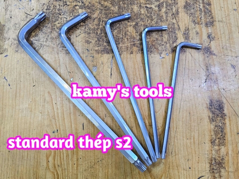 Lục giác bông sao hoa thị có lỗ thép S2 Standard T10 T15 T20 T25 T27 T30 T40 T45 T50