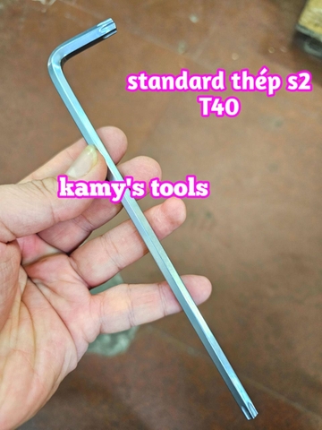 Lục giác bông sao hoa thị có lỗ thép S2 Standard T10 T15 T20 T25 T27 T30 T40 T45 T50