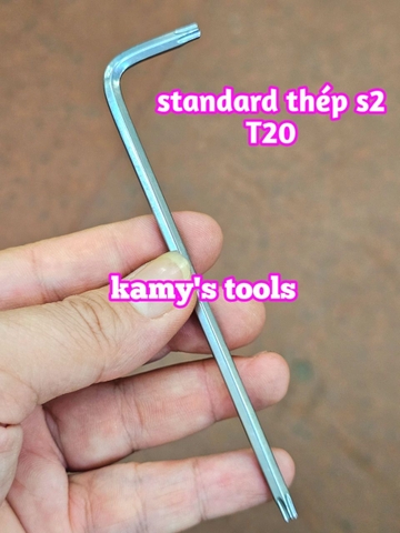 Lục giác bông sao hoa thị có lỗ thép S2 Standard T10 T15 T20 T25 T27 T30 T40 T45 T50