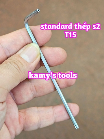 Lục giác bông sao hoa thị có lỗ thép S2 Standard T10 T15 T20 T25 T27 T30 T40 T45 T50