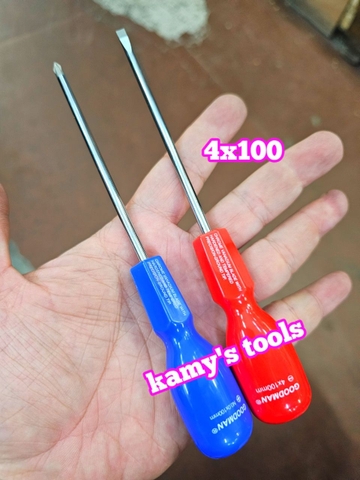 Tua Vít Goodman Bake Dẹp 4mm Taiwan (Tu Vít 4mm, Tua Vít 4mm, Tô Vít 4mm) lẻ từng cái