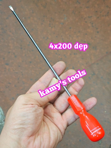 Tua Vít Goodman Bake Dẹp 4mm Taiwan (Tu Vít 4mm, Tua Vít 4mm, Tô Vít 4mm) lẻ từng cái